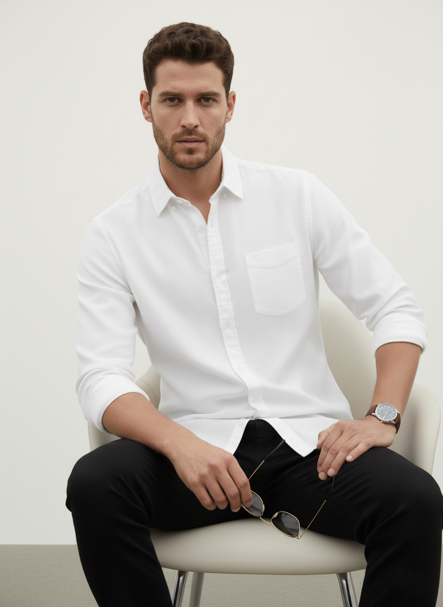White Shirt Casual & Formal
